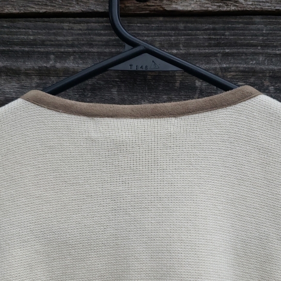 Lauren Ralph Lauren Cream Sweater Petite Medium - Picture 8 of 8
